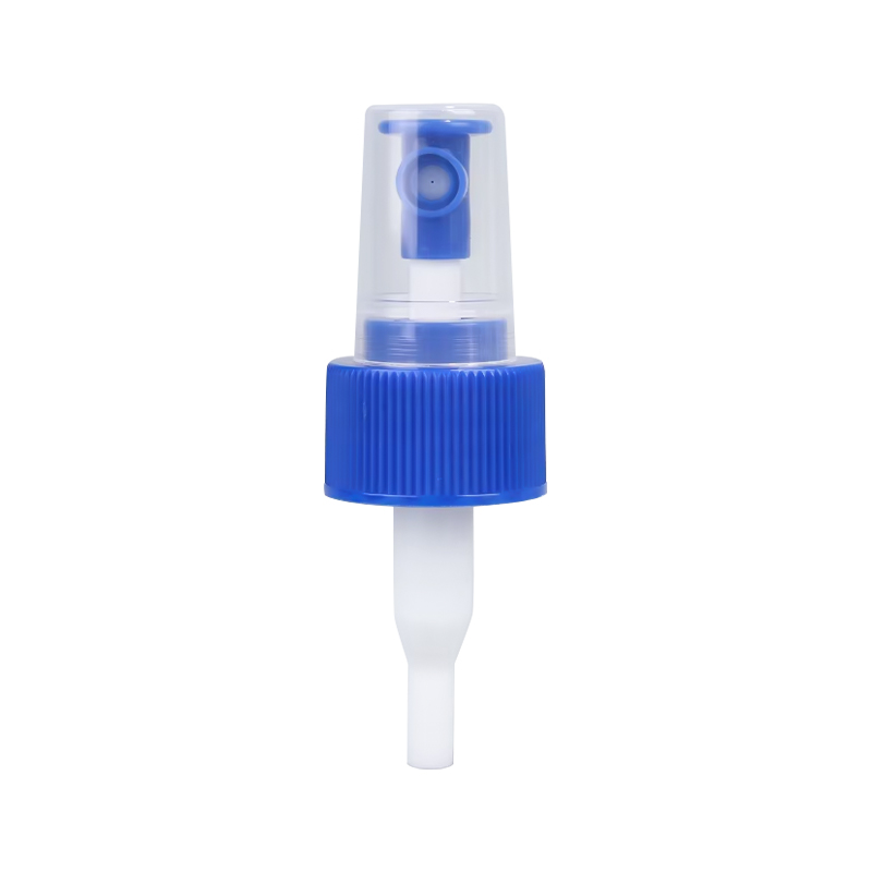 青い小さなフィンガーポンプ噴霧器